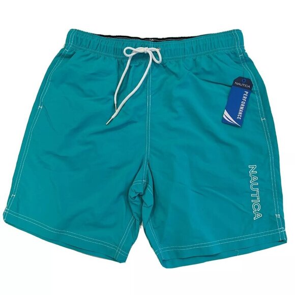 Nautica Other - Nautica Mens Performance Swim Shorts 2XL Aqualagoon Drawstring Waist Pocket NEW